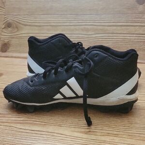 Black and White Soccer Cleats